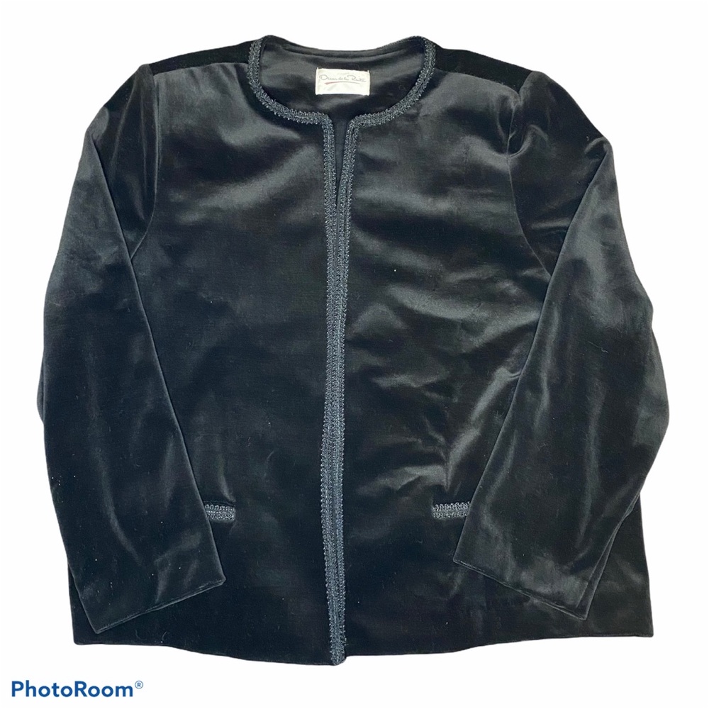 VTG Oscar De La Renta velvet jacket